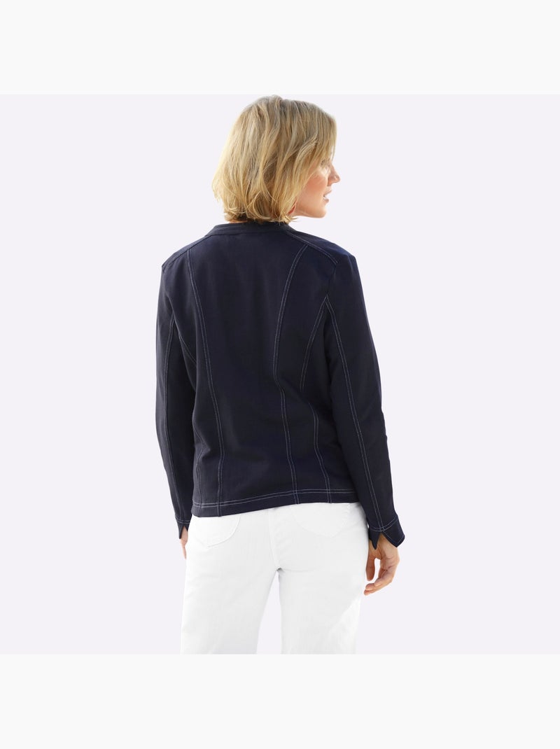 Veste Légère Alternative Idéale Au Blazer - Taille Standard - Witt Bleu marine - Kiabi