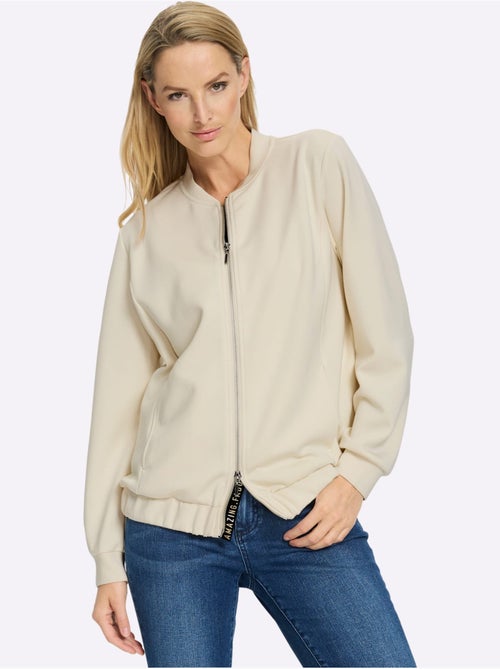 Veste Légère Bords Côtes Extensibles - Taille Standard - Helline - Kiabi Veste Légère Bords Côtes Extensibles - Taille Standard - Helline - Kiabi