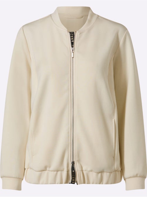 Veste Légère Bords Côtes Extensibles - Taille Standard - Helline - Kiabi Veste Légère Bords Côtes Extensibles - Taille Standard - Helline - Kiabi