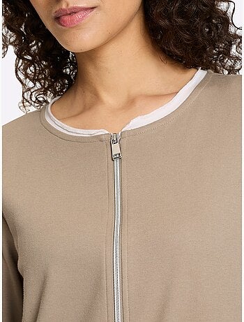 Veste Légère Bordures Larges Contrastées - Taille Standard - Helline