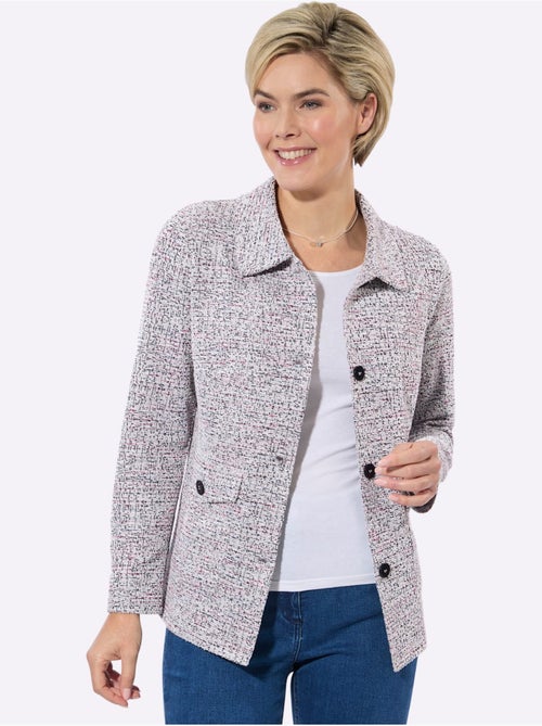 Veste Légère Bouclé Multicolore - Taille Standard - Witt - Kiabi Veste Légère Bouclé Multicolore - Taille Standard - Witt - Kiabi