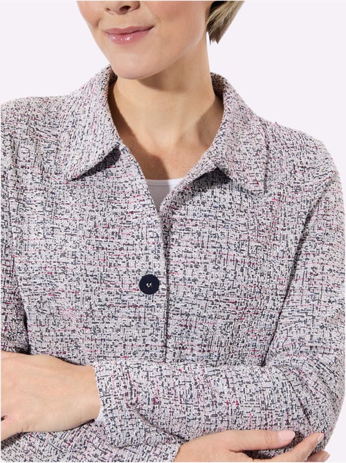 Veste Légère Bouclé Multicolore - Taille Standard - Witt - Kiabi Veste Légère Bouclé Multicolore - Taille Standard - Witt - Kiabi
