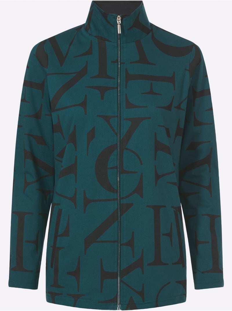 Veste Légère Col à Revers élégant - Taille Standard - Moda Vilona Bleu Noir - Kiabi