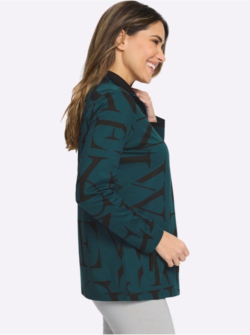 Veste Légère Col à Revers élégant - Taille Standard - Moda Vilona - Kiabi Veste Légère Col à Revers élégant - Taille Standard - Moda Vilona - Kiabi