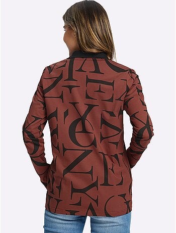 Veste Légère Col à Revers élégant - Taille Standard - Moda Vilona