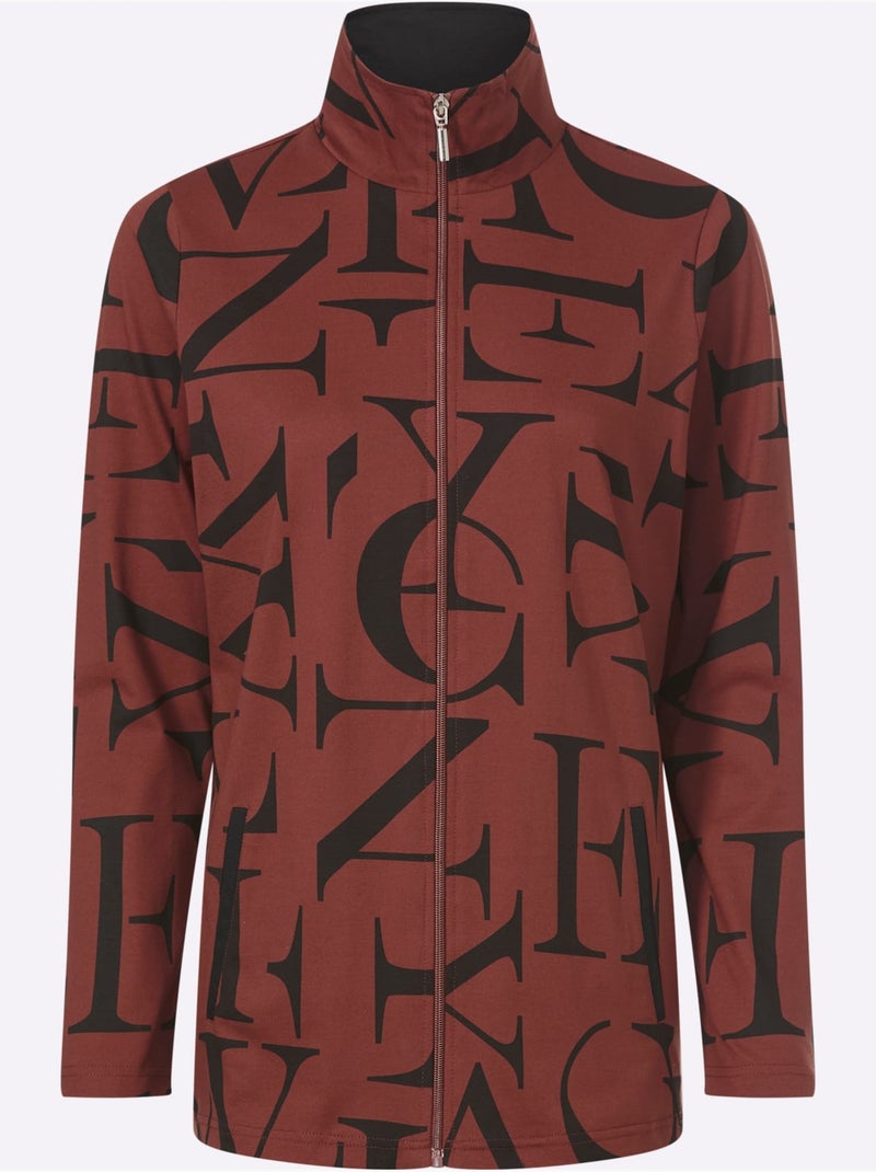 Veste Légère Col à Revers élégant - Taille Standard - Moda Vilona Noir Rouge Noir - Kiabi