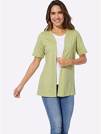 Veste Légère Coupe Longue - Taille Standard - Moda Vilona