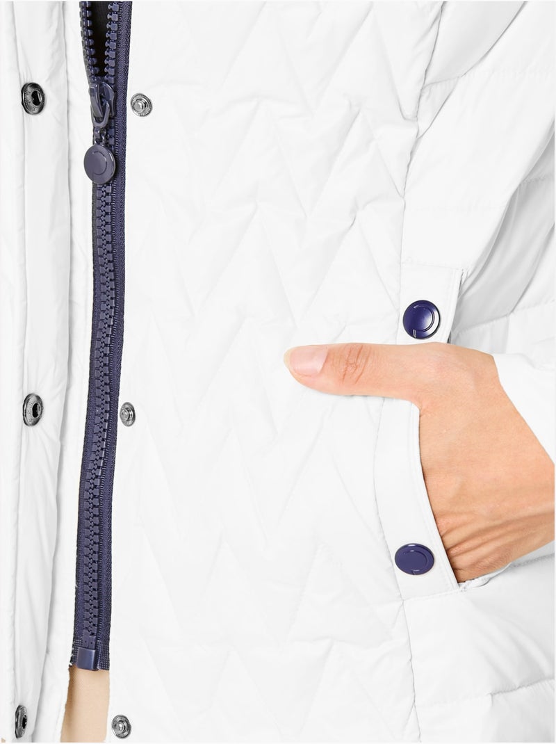 Veste Légère En Duvet - Taille Standard - Helline Blanc - Kiabi