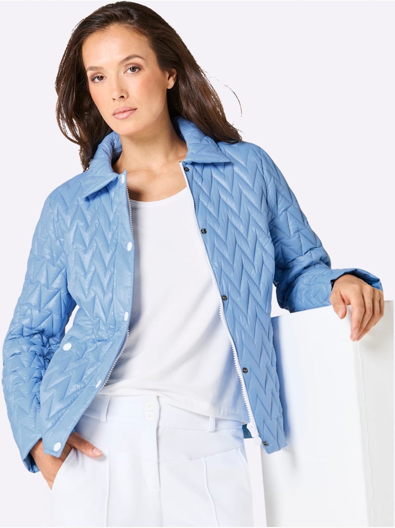 Veste Légère En Duvet - Taille Standard - Helline Bleu ciel - Kiabi