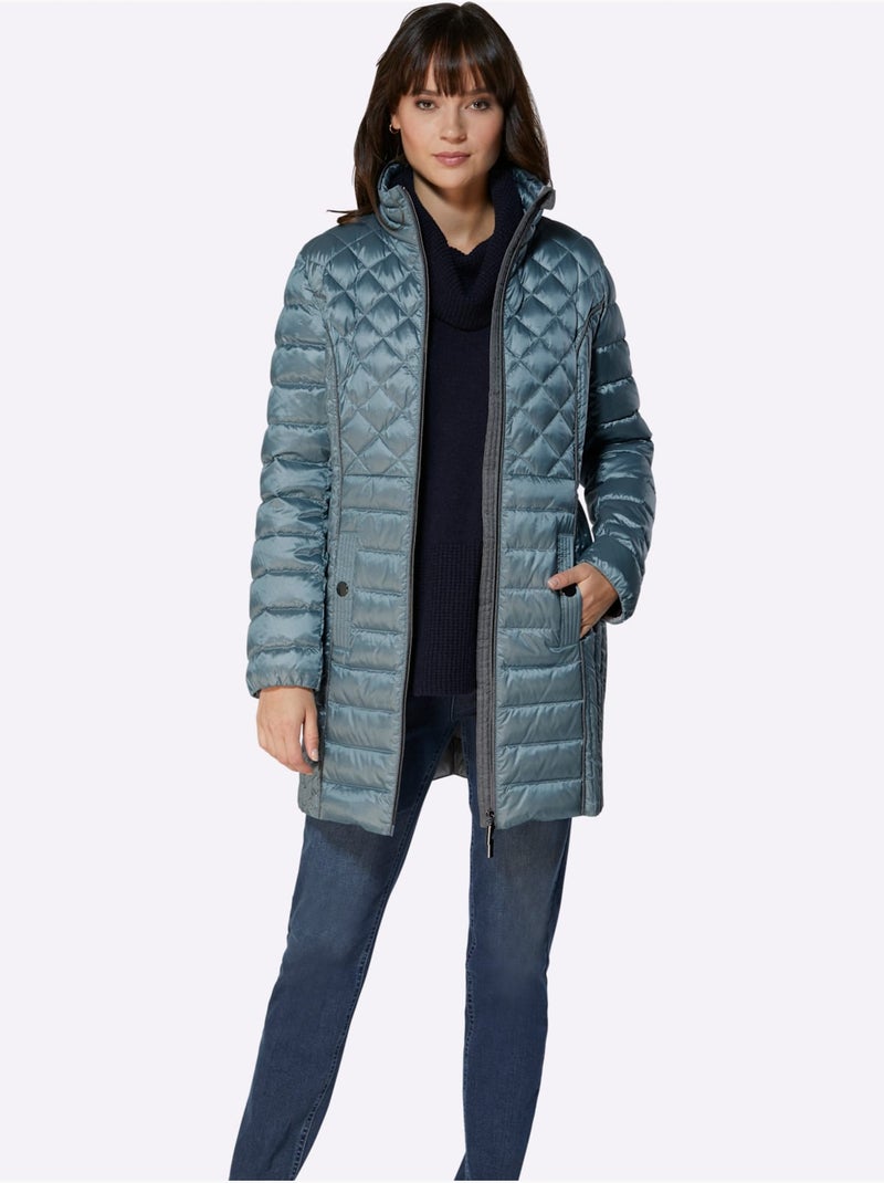 Veste Légère En Duvet Duvet - Taille Standard - Helline Turquoise - Kiabi