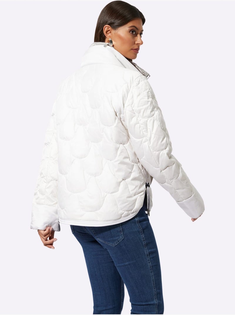 Veste Légère En Duvet Duvet Et Plumes - Taille Standard - Helline Blanc Gris - Kiabi