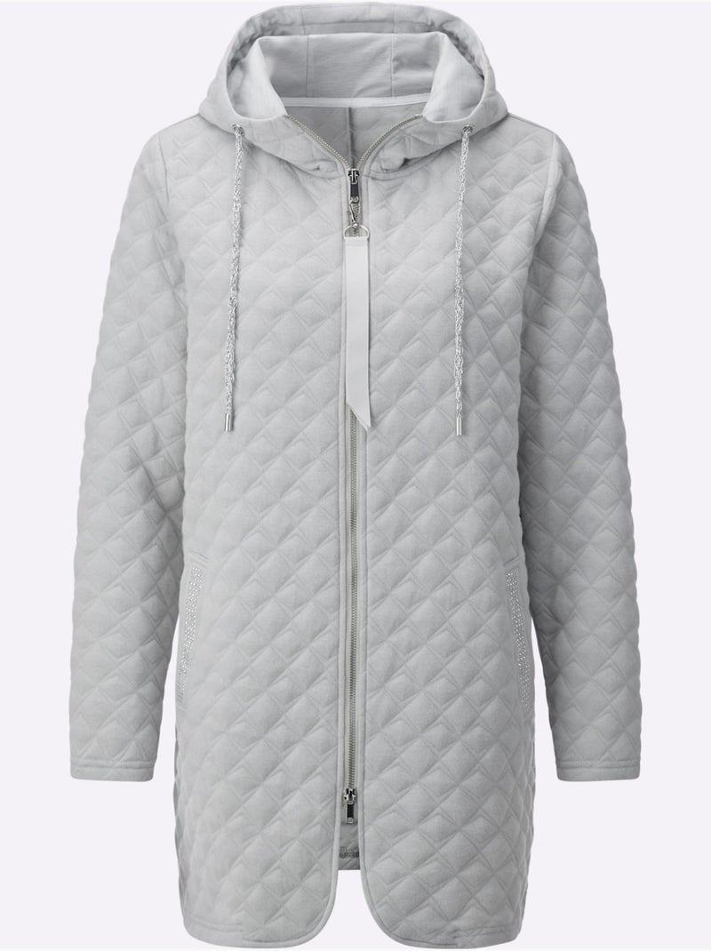 Veste Légère Entretien Facile - Taille Standard - Helline Gris clair - Kiabi