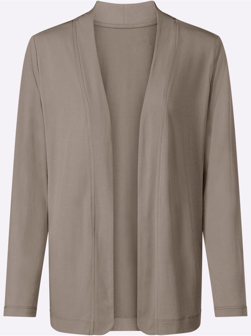 Veste légère fluide à coupe ouverte et bord arrondi - taille standard - witt - Kiabi Veste légère fluide à coupe ouverte et bord arrondi - taille standard - witt - Kiabi