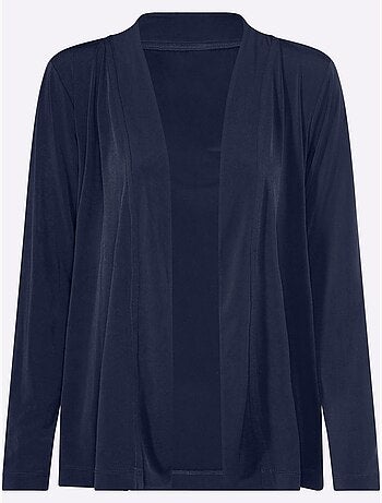 Veste légère fluide à coupe ouverte et bord arrondi - taille standard - witt