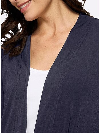 Veste légère fluide à coupe ouverte et bord arrondi - taille standard - witt
