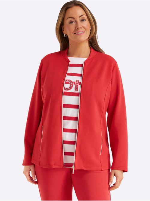 Veste Légère Glissières Tendance - Taille Standard - Sheego - Kiabi