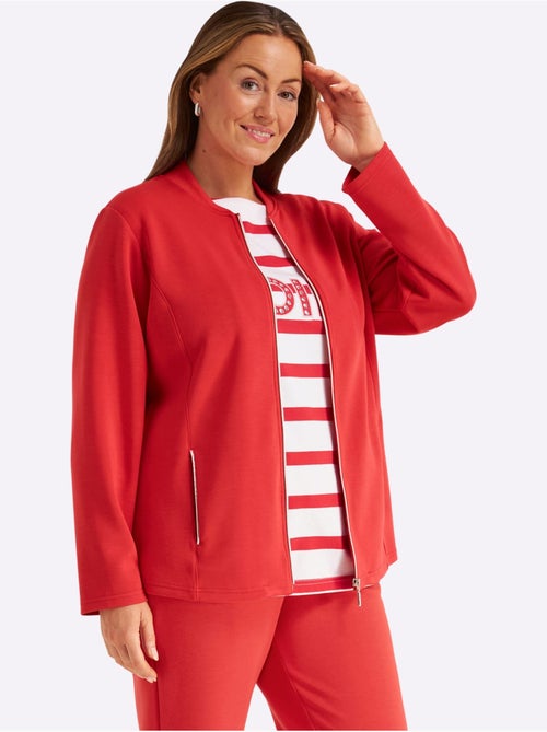 Veste Légère Glissières Tendance - Taille Standard - Sheego - Kiabi
