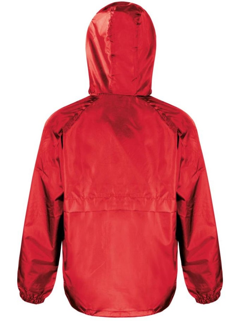 Veste légère imperméable coupe-vent - result core Rouge - Kiabi