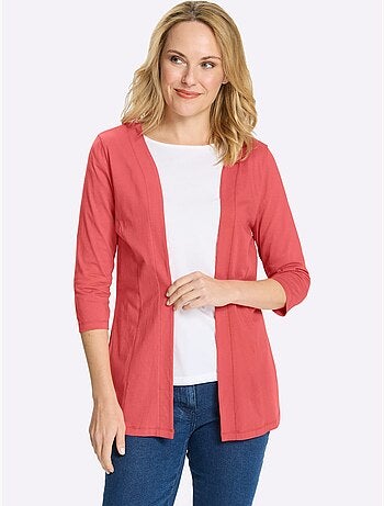 Veste légère à manches 3/4 avec coutures princesse - Taille standard - Moda Vilona
