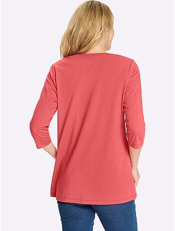 Veste légère à manches 3/4 avec coutures princesse - Taille standard - Moda Vilona