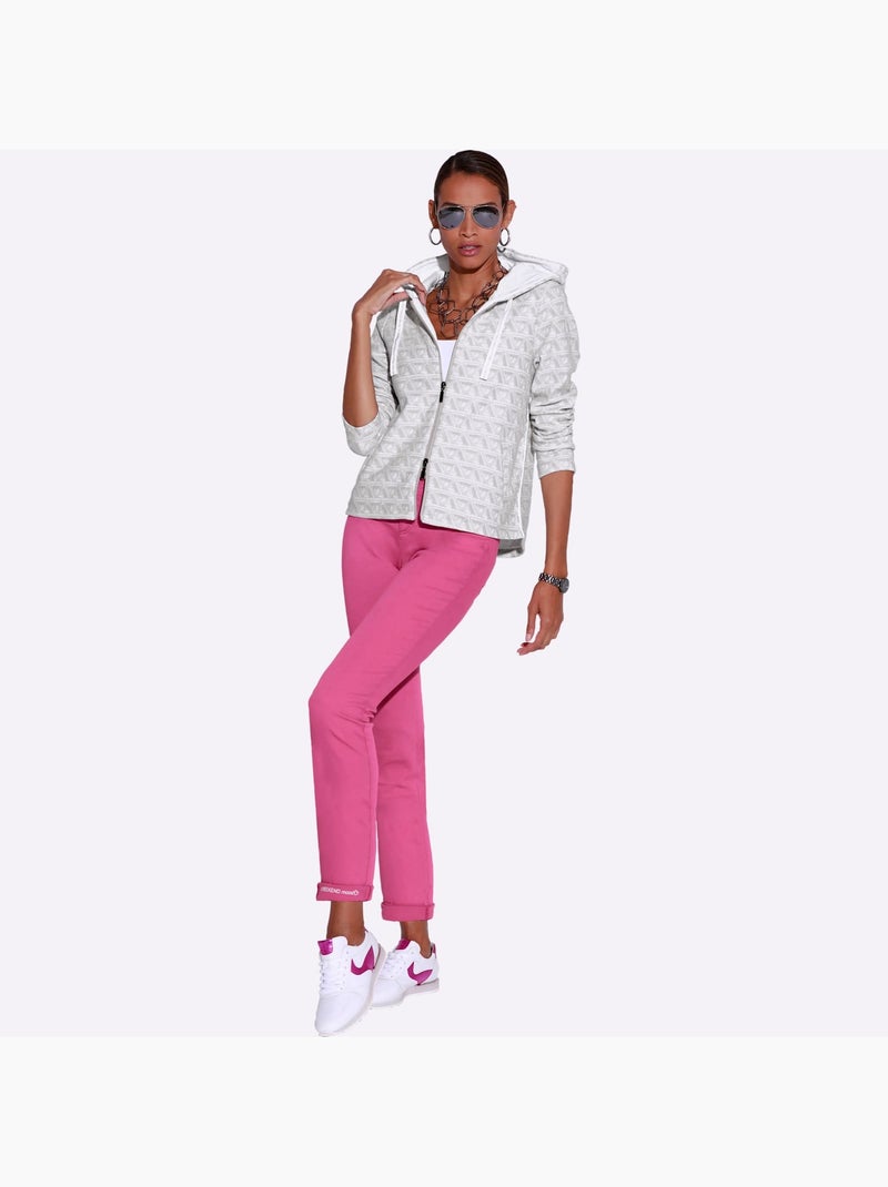 Veste Légère Polyester Recyclé - Taille Standard - Helline Gris clair - Kiabi