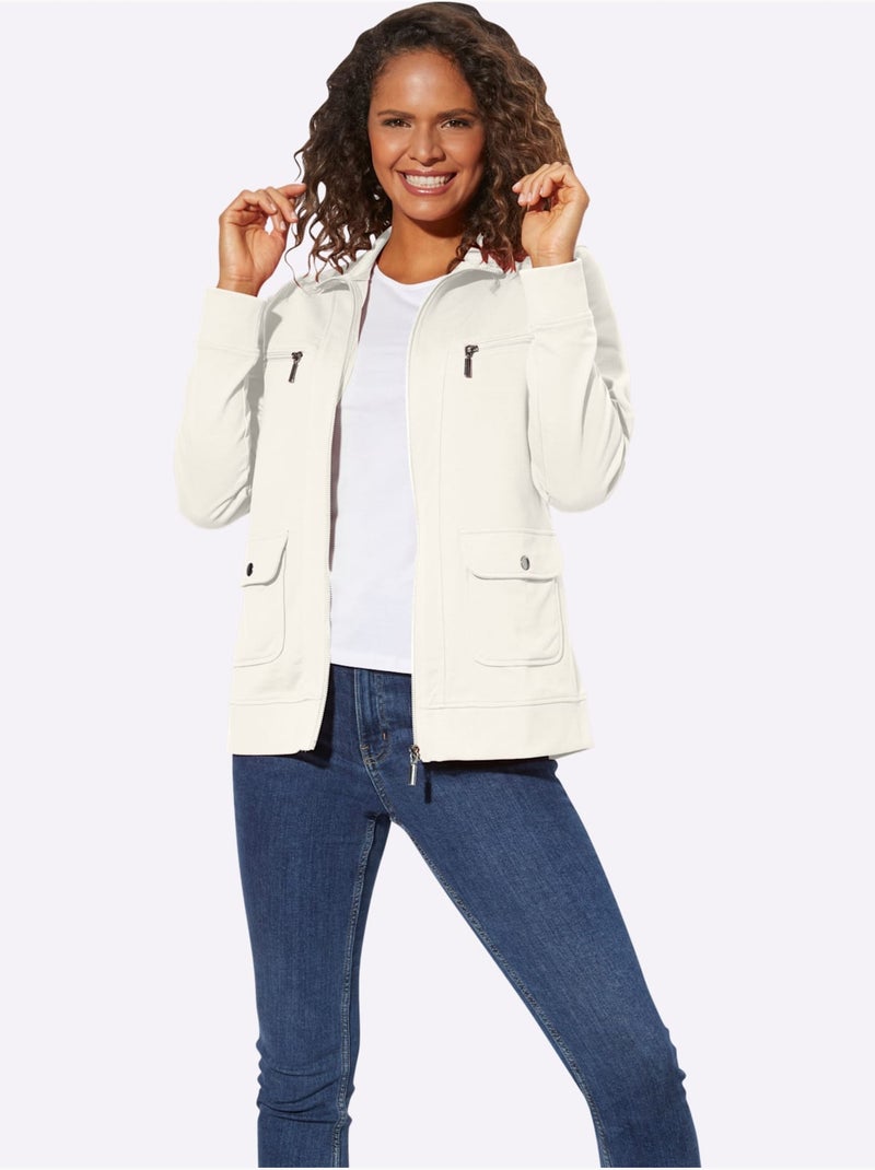 Veste Légère Pourcentage élevé De Coton - Taille Standard - Witt Blanc - Kiabi