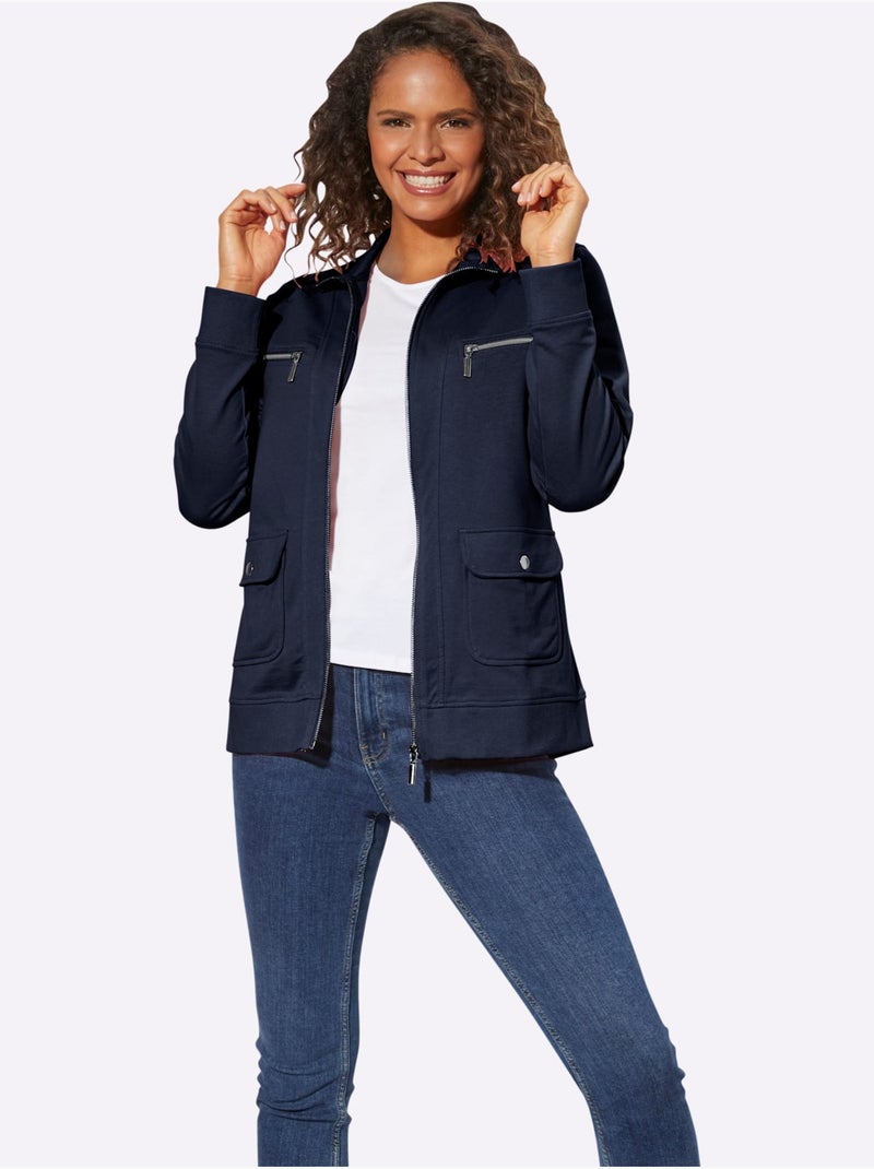 Veste Légère Pourcentage élevé De Coton - Taille Standard - Witt Bleu marine - Kiabi