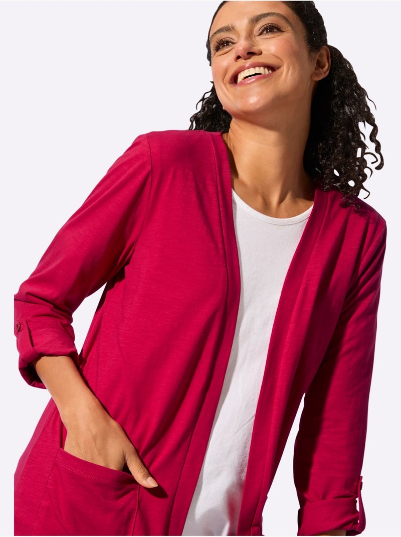 Veste Légère Pur Coton - Taille Standard - Witt Rouge - Kiabi