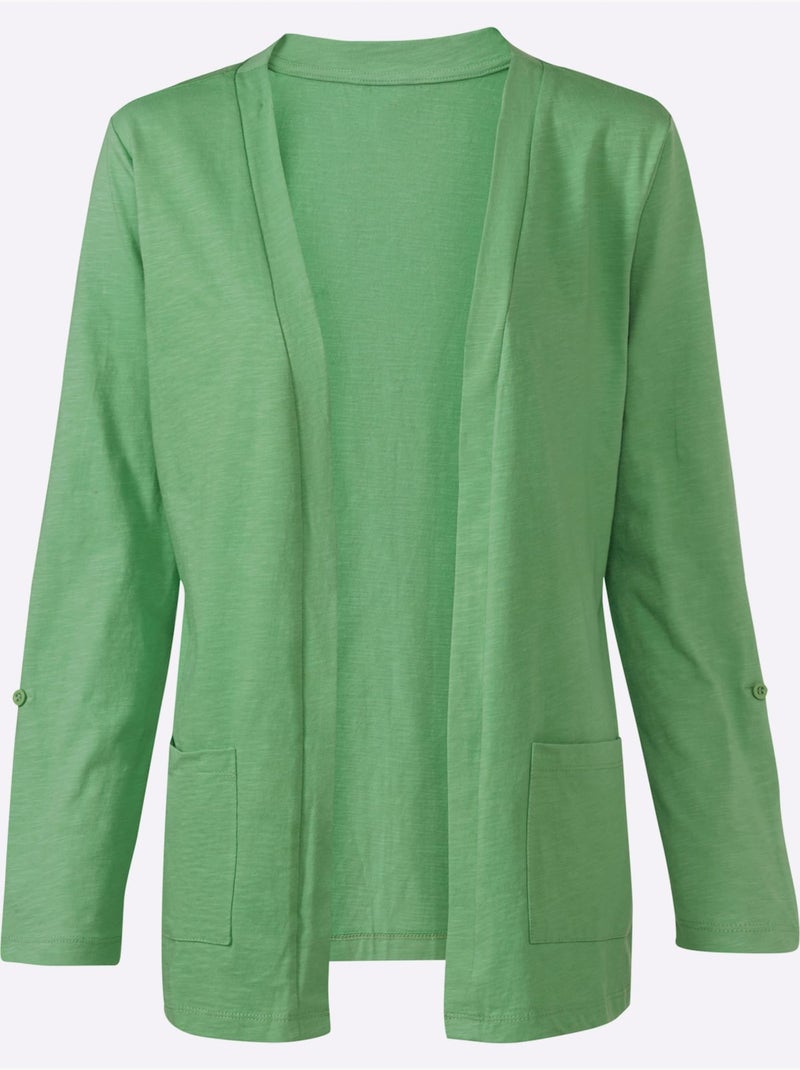Veste Légère Pur Coton - Taille Standard - Witt Vert - Kiabi