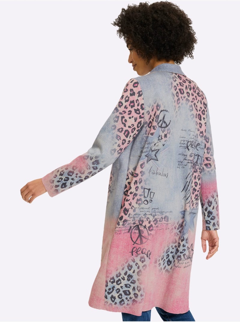 Veste légère qualité douce - taille standard - helline Bleu Rose - Kiabi