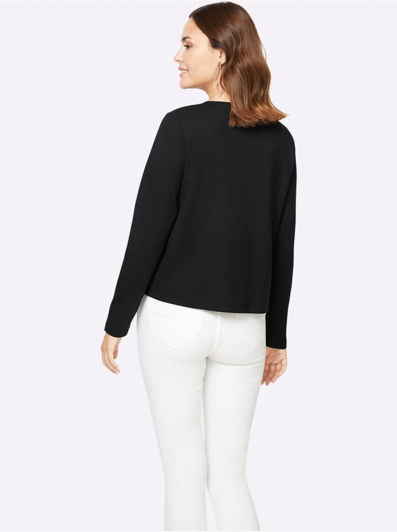 Veste Légère Qualité Tencel - Taille Standard - Helline Noir - Kiabi