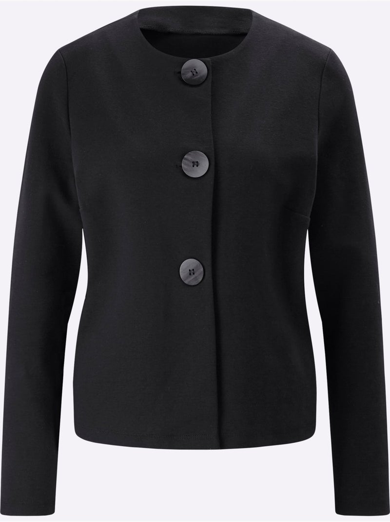 Veste Légère Qualité Tencel - Taille Standard - Helline Noir - Kiabi