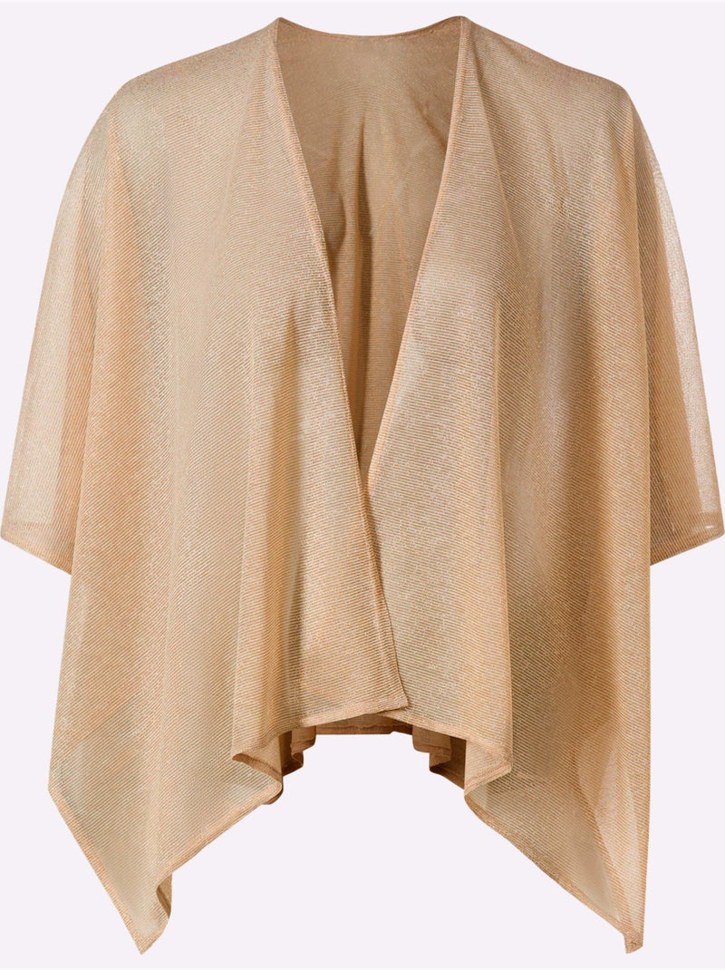 Veste Légère Style Cape - Taille Standard - Helline Doré - Kiabi
