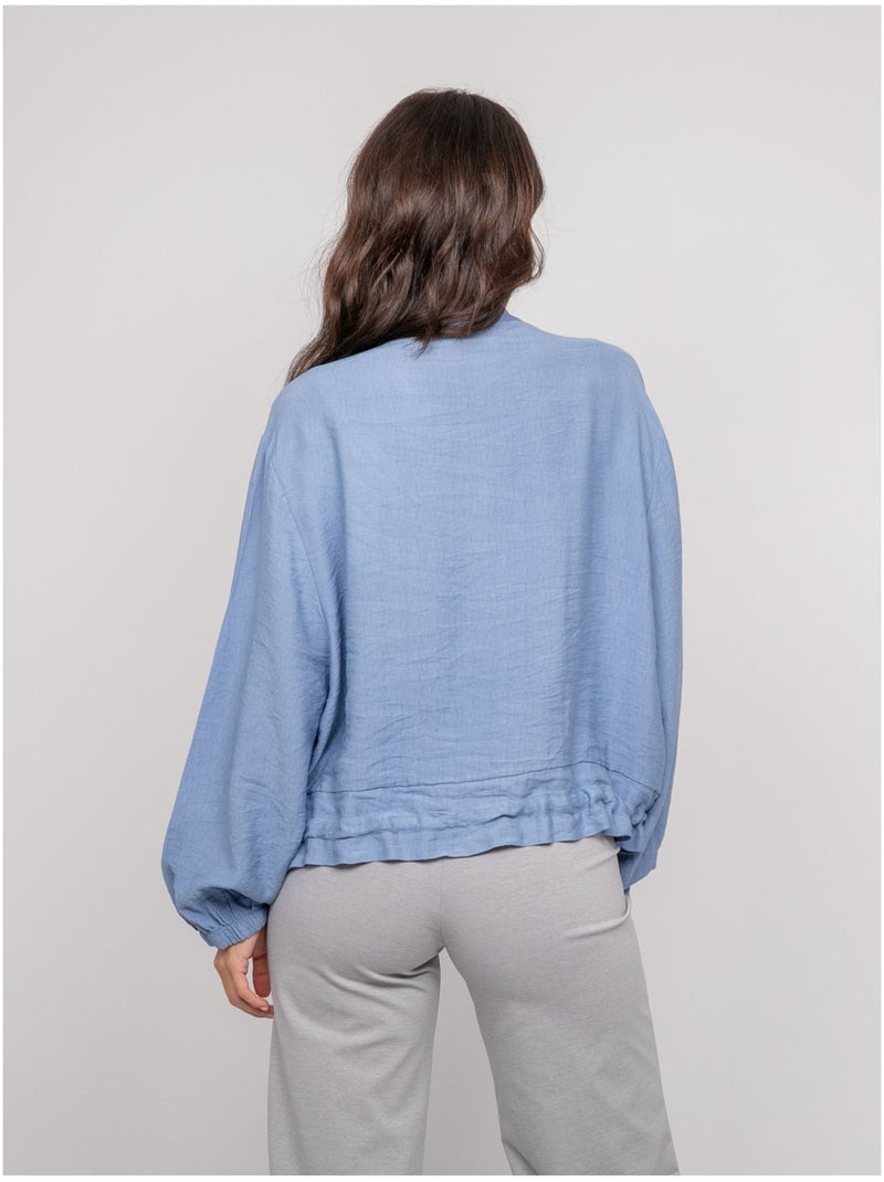 Veste légère zipée ULEO Bleu - Kiabi