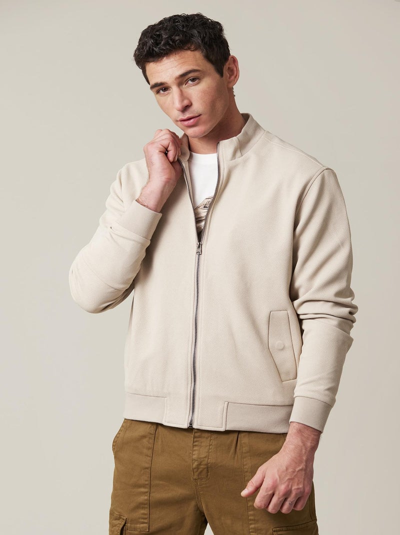 Veste légère zippée  'Deeluxe' Beige gris - Kiabi