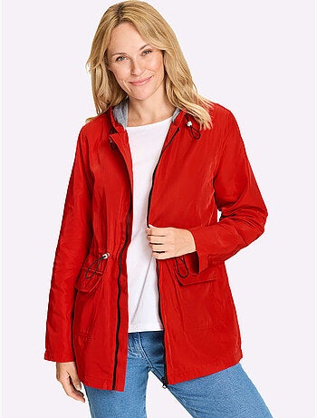 Veste légèrement doublée avec capuche et poches à rabat - Taille standard - Moda Vilona