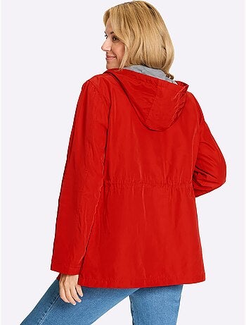 Veste légèrement doublée avec capuche et poches à rabat - Taille standard - Moda Vilona
