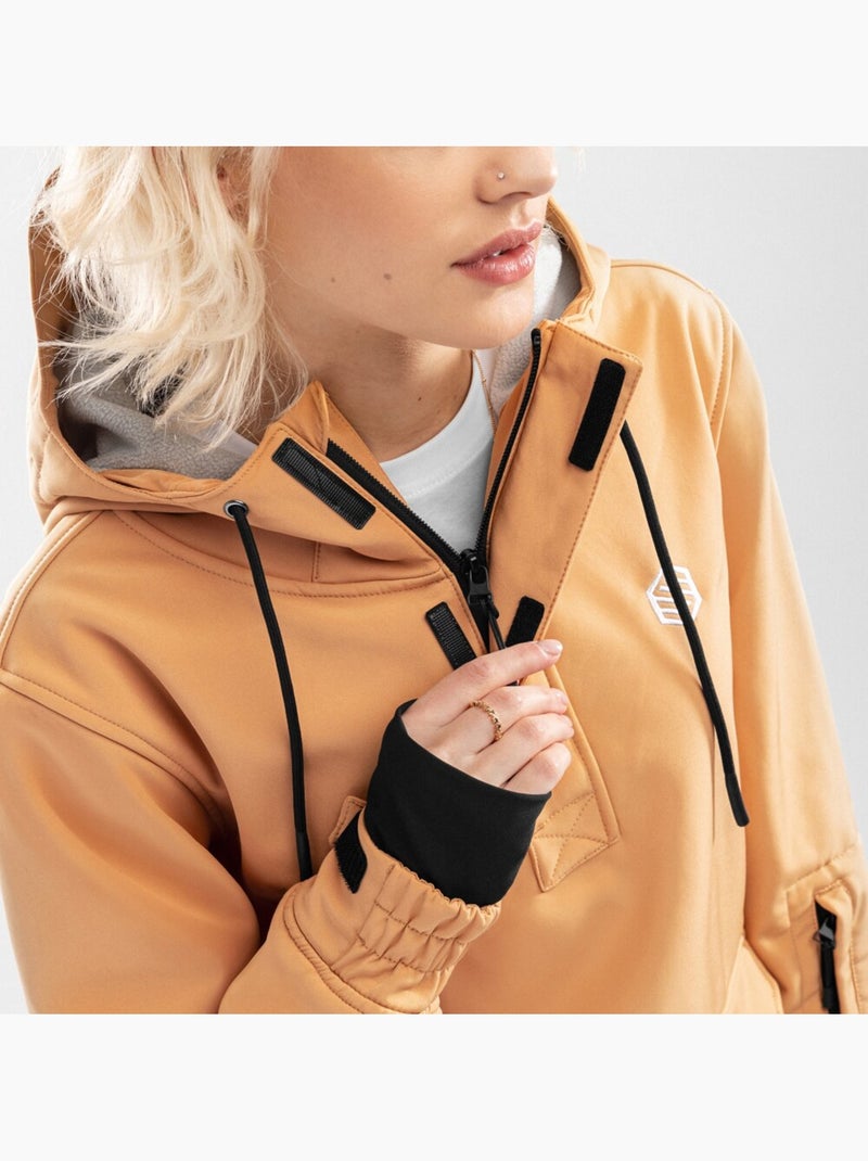Veste lifestyle femme lifestyle femme w3-w neuquén lf Jaune - Kiabi