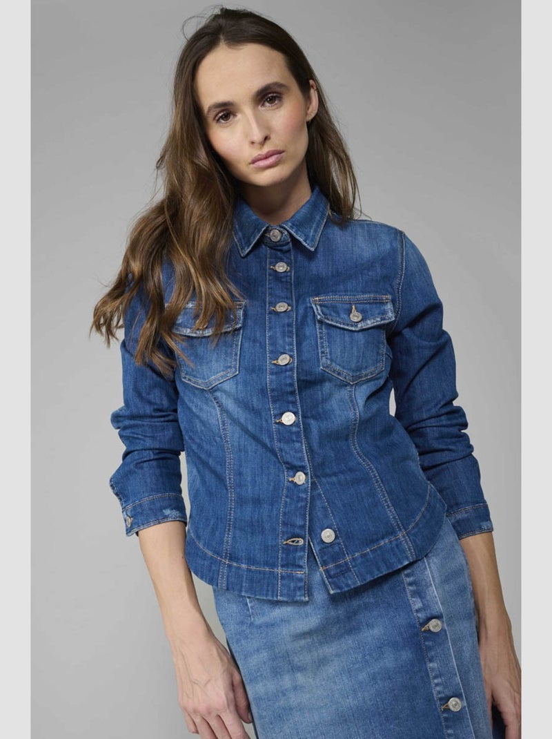 Veste LILLY 'Le Temps Des Cerises' Bleu - Kiabi