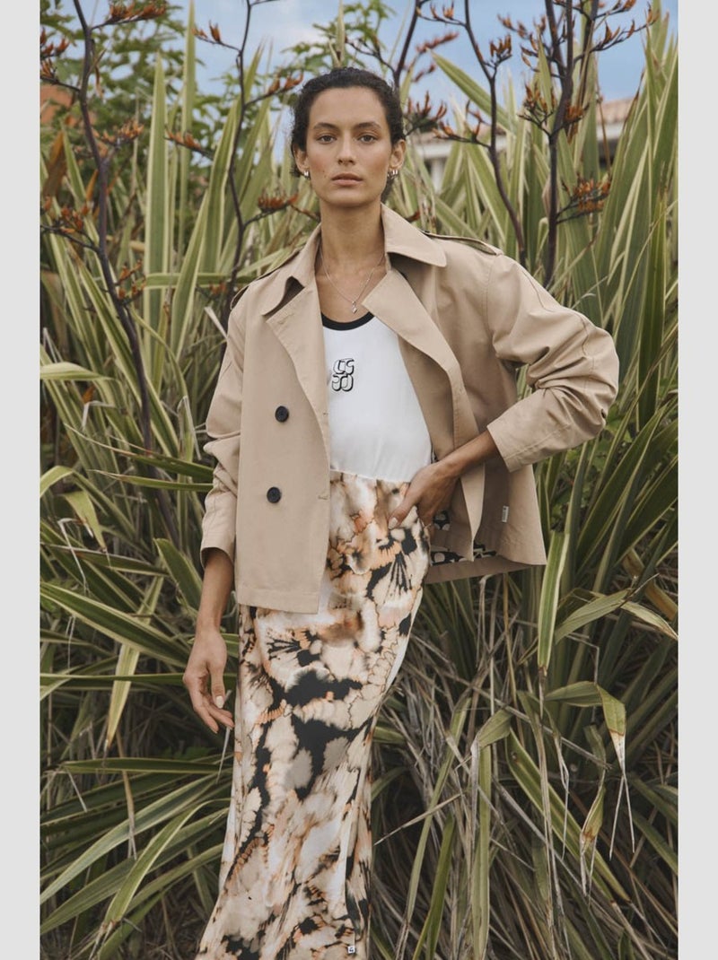 Veste LLUVIA 'Le Temps Des Cerises' Beige - Kiabi