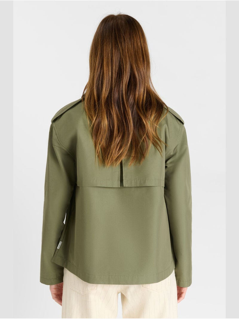 Veste LLUVIA 'Le Temps Des Cerises' Kaki - Kiabi