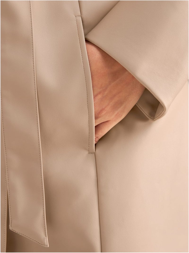 Veste Longue - Taille Standard - Sheego Beige - Kiabi