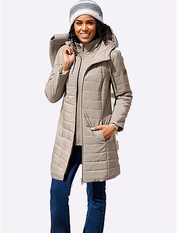 Veste Longue à Capuche - Taille Standard - Moda Vilona