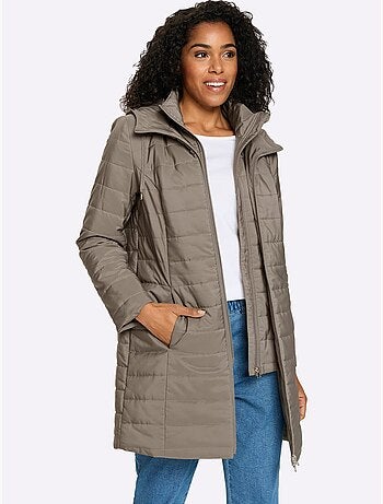 Veste Longue à Capuche - Taille Standard - Moda Vilona