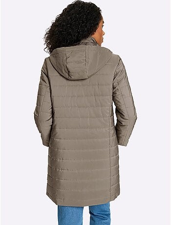 Veste Longue à Capuche - Taille Standard - Moda Vilona