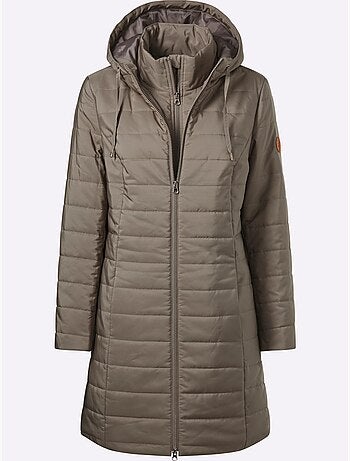 Veste Longue à Capuche - Taille Standard - Moda Vilona