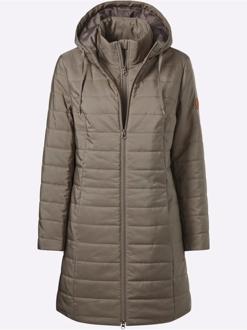 Veste Longue à Capuche - Taille Standard - Moda Vilona - Kiabi Veste Longue à Capuche - Taille Standard - Moda Vilona - Kiabi