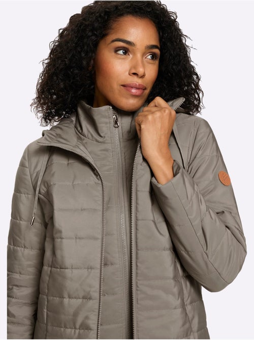 Veste Longue à Capuche - Taille Standard - Moda Vilona - Kiabi Veste Longue à Capuche - Taille Standard - Moda Vilona - Kiabi