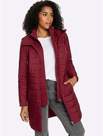 Veste Longue à Capuche - Taille Standard - Moda Vilona