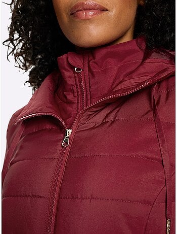 Veste Longue à Capuche - Taille Standard - Moda Vilona